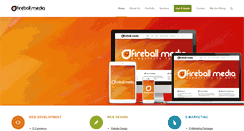Desktop Screenshot of fireballmedia.ie